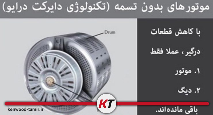 لباسشویی تسمهای کنوود چیست و چگونه کار میکند؟